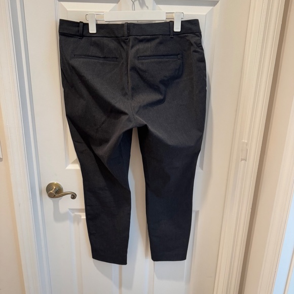 Gap, Dark Gray Business Casual, Curvy Skinny Ankle, Pants, Size 16 - Picture 2 of 7